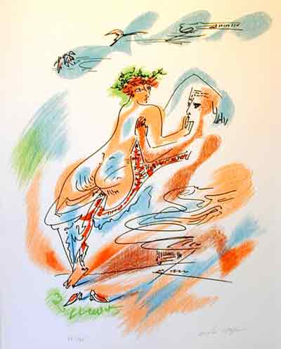Cupid and Psyche from an edition of the Verve 1938