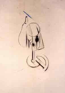 Glass and pear 1924