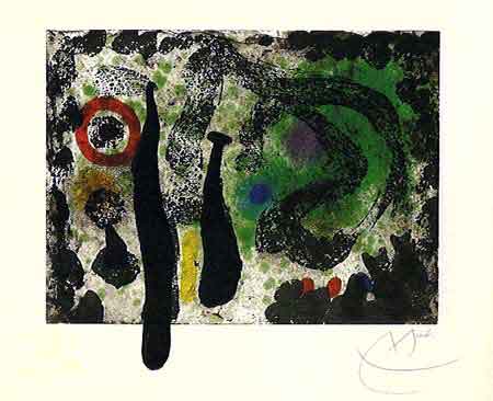 Le Jardin de Mousse 1968 by Jean Miro