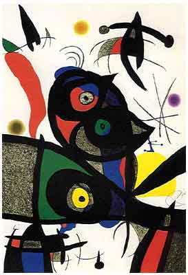 Oda a Joan Miro 1973 (lithograph)