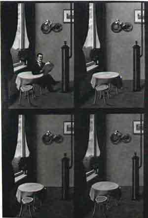 Man reading a newspaper 1928