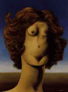 The Rape by Rene Magritte