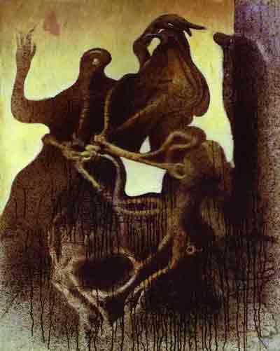 Birth of zoomorph couple 1933
