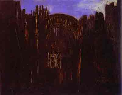 Cage forest and black sun 1927