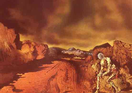 The man with the head of blue hortensais 1936