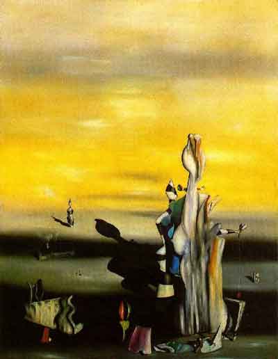 The absent lady 1942 by Yves Tanguy