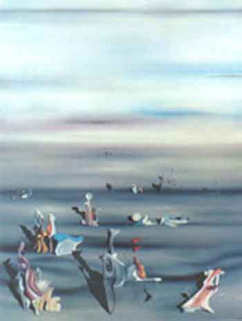 The furniture of time 1939 by Yves Tanguy