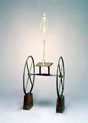 The Chariot 1950 by Alberto Giacometti