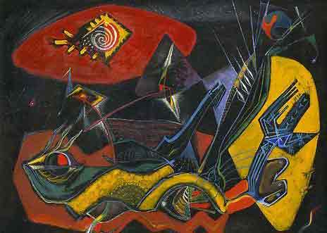The seeded earth 1942 by Andre Masson