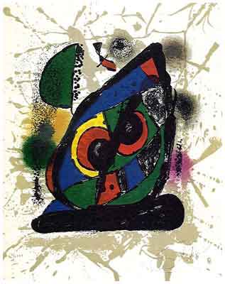Lithographs IV by Jean Miro