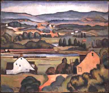 Ridgefield landscape 1913 by Man Ray
