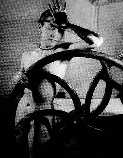 Veiled erotic Meret Oppenheim 1933 by Man Ray