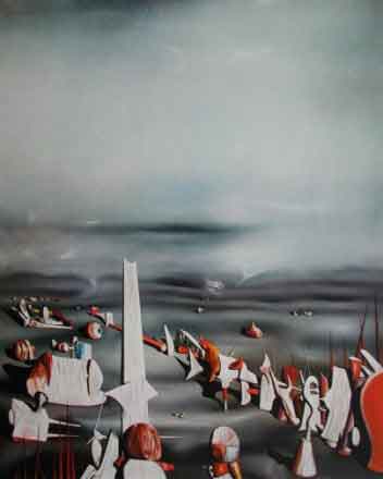 The rapidity of sleep by Yves Tanguy